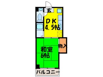 間取図 プリムローズ大橋