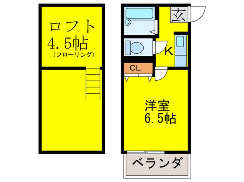 間取図 サウスビレッジ