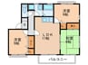 セジュール坂井２ 3LDKの間取り