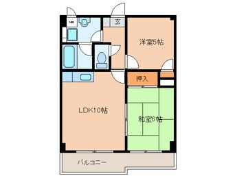 間取図 Ｋステ－ションⅡ篠栗