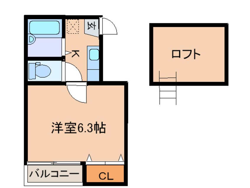 間取図 ポラリス姪浜２