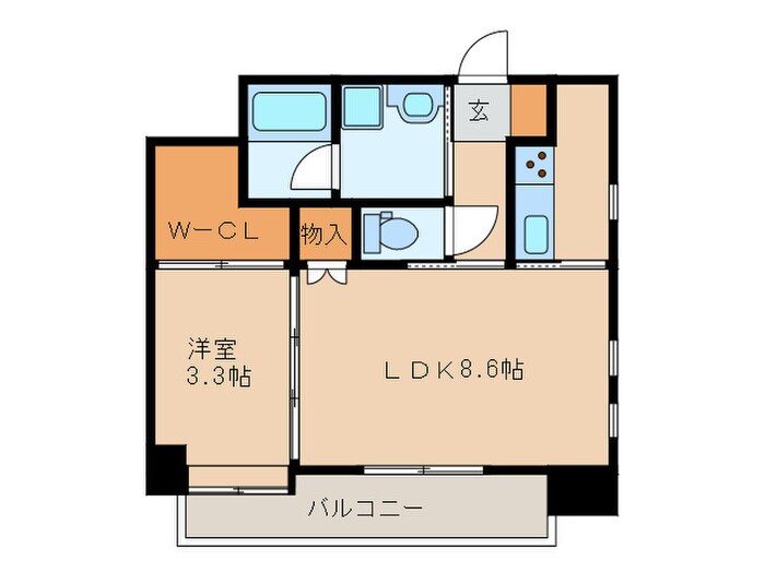 間取り図 ヴィラ博丈下川端