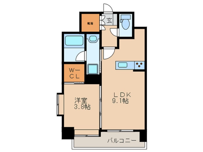 間取り図 ヴィラ博丈下川端