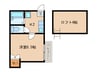 Ａ＆Ｈコ－ポ 1Kの間取り