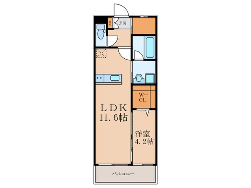 間取図 仮）ＥＲＩＯＳ　ＣＯＵＲＴ沼