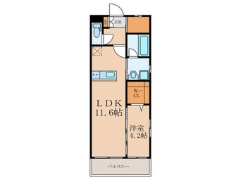 間取図 仮）ＥＲＩＯＳ　ＣＯＵＲＴ沼