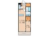 仮）ＥＲＩＯＳ　ＣＯＵＲＴ沼 1LDKの間取り