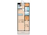 仮）ＥＲＩＯＳ　ＣＯＵＲＴ沼 1LDKの間取り