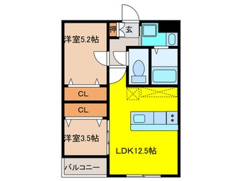 間取図 アース・フレンドリー福重