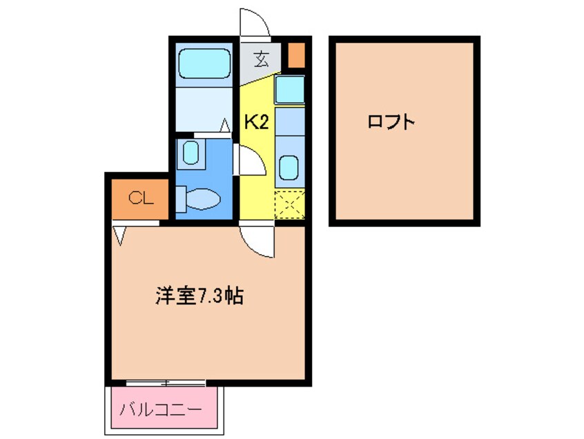 間取図 コンフォートベネフィス和白駅前