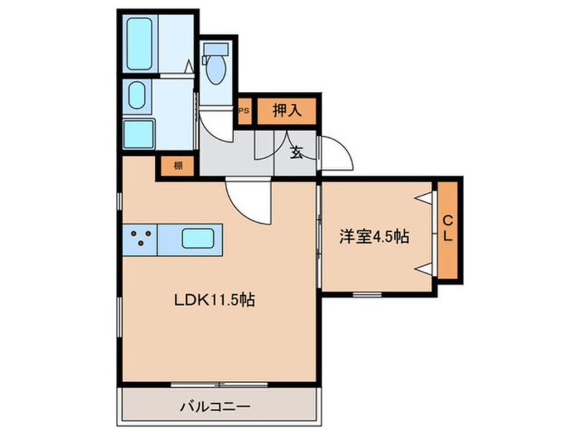 間取図 サフィオ壱番館