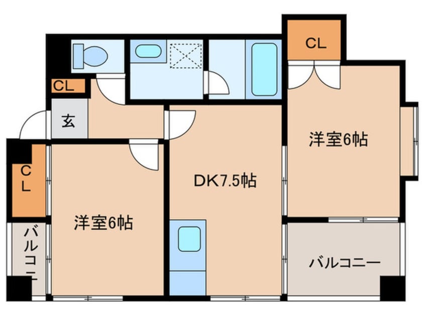 間取図 福永マンション