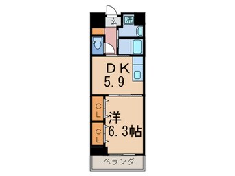 間取図 グランドツイン黒崎