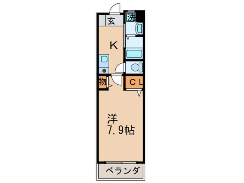 間取図 グランドツイン黒崎