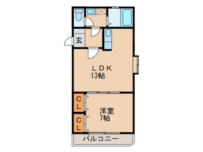 間取図 リリーフラック筒井