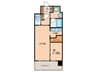 ALFACIO　De　Clave（703） 1LDKの間取り