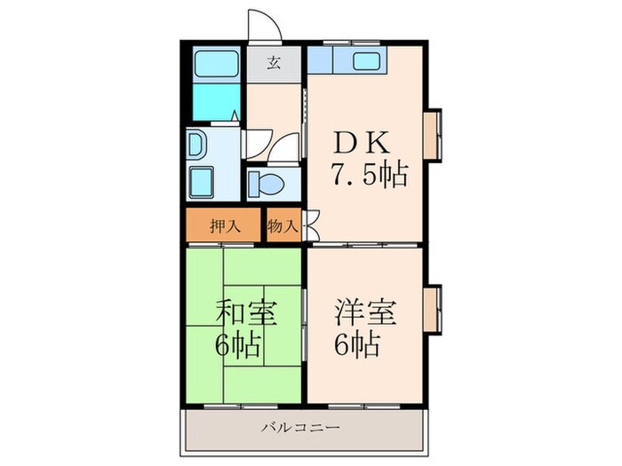 間取り図 リベルテ南小倉