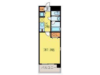 間取図 クリエ平尾