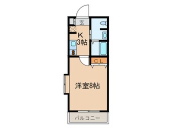 間取図 サンロージュ箱崎駅前