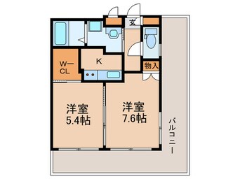 間取図 ｻｳﾞｫｲﾃﾝｼﾞﾝｸｫｰﾀｰ（1201）