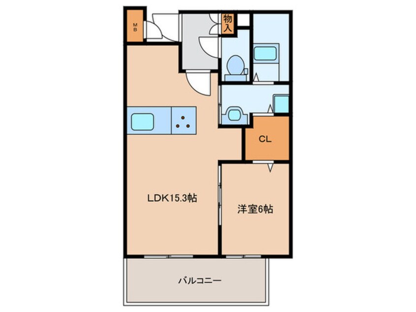 間取図 仮）Mys　Casette　Kokura