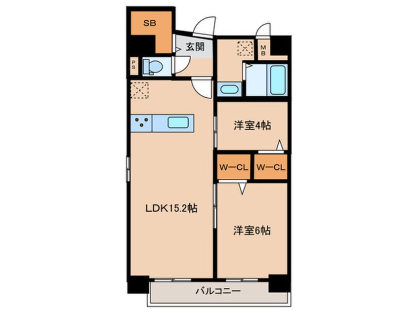 間取図 仮）Mys　Casette　Kokura
