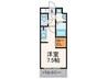 エンクレスト博多Ⅲ（1003） 1Rの間取り