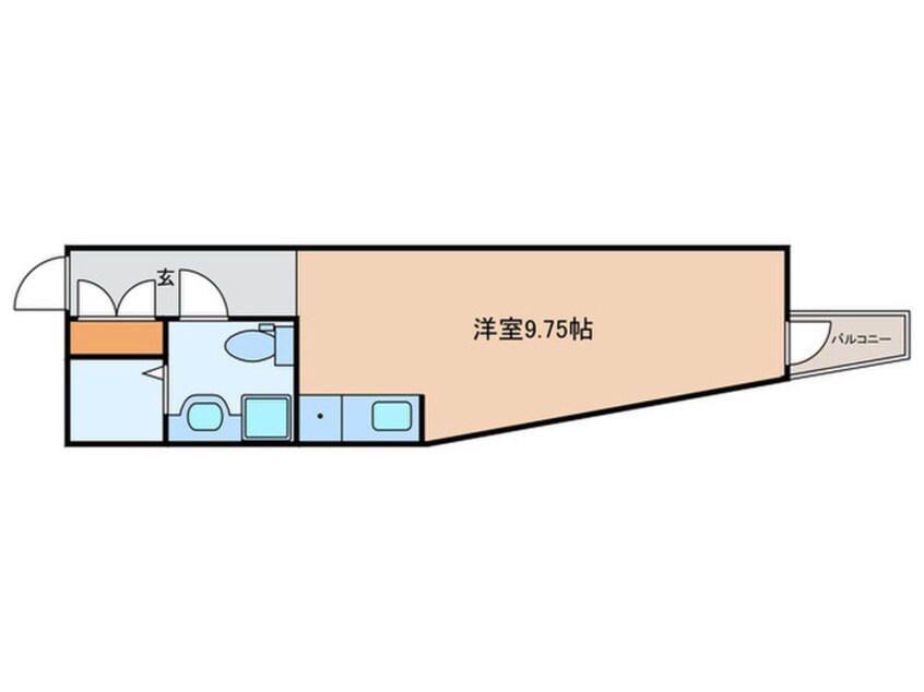 間取図 仮)ガレット南福岡