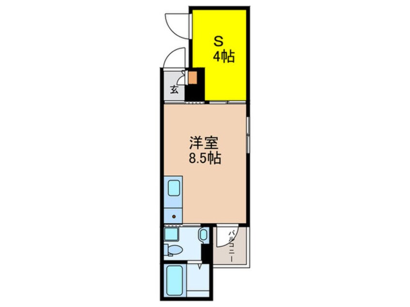 間取図 ガレット南福岡