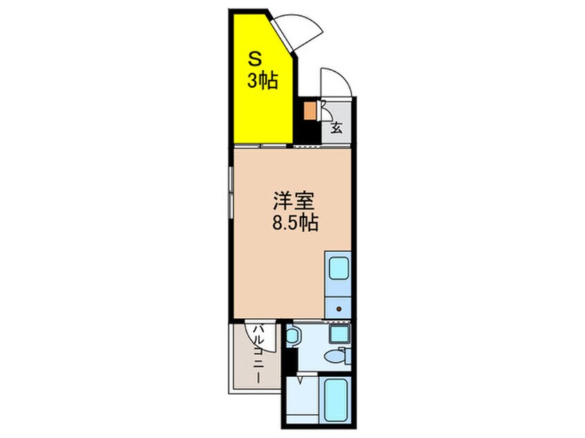 間取図 仮)ガレット南福岡