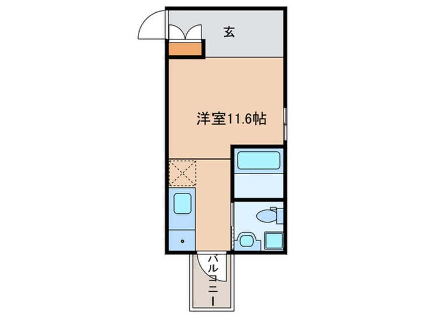 間取図 仮)ガレット南福岡