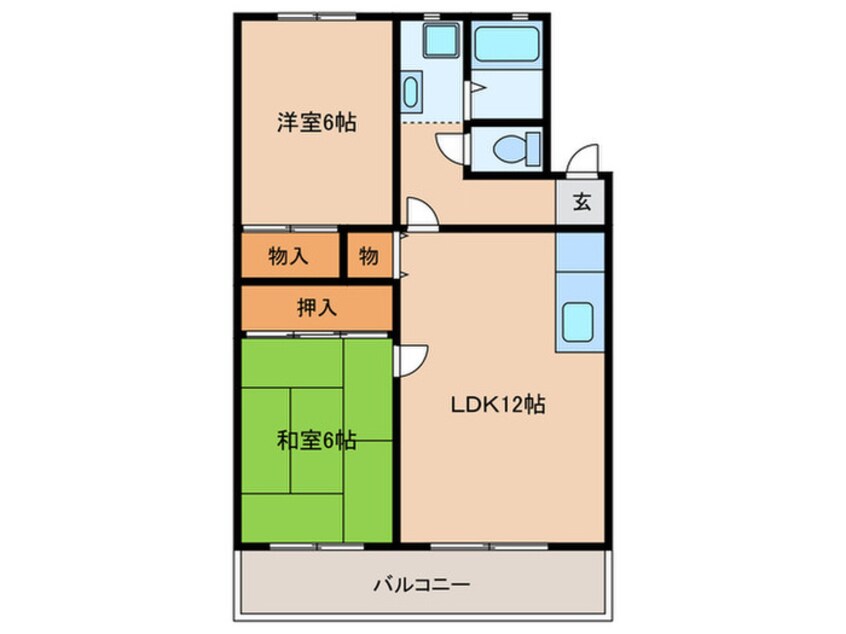 間取図 グレイスハイツ城里生