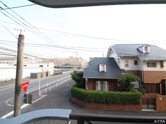 室内からの展望 リバーコート大産