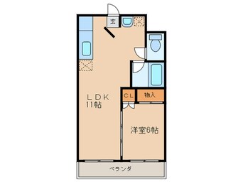 間取図 パラッツォ櫛原