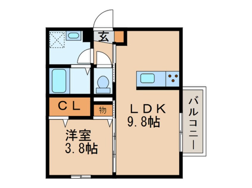 間取図 喜宝Ｉchinose