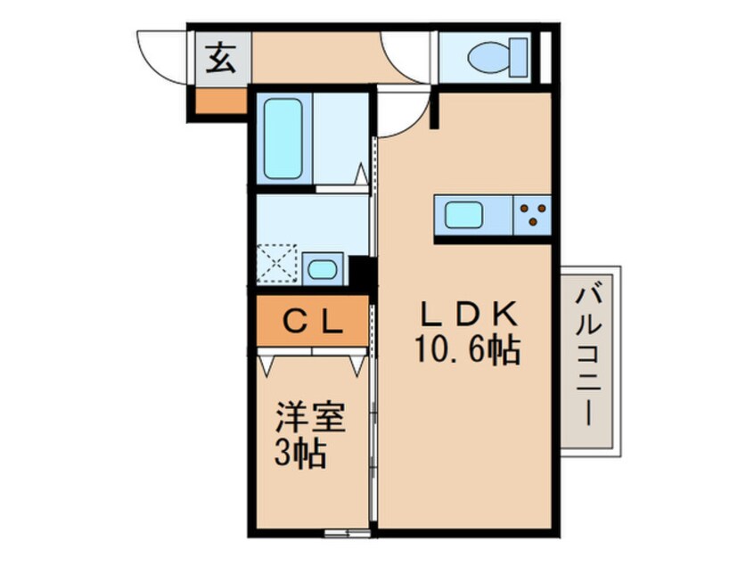 間取図 喜宝Ｉchinose