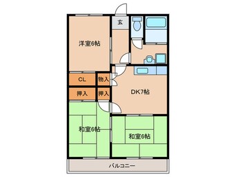 間取図 ホワイトハイツ別院