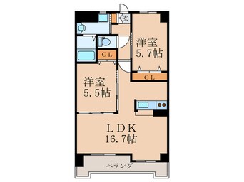 間取図 ヴァン・クレスト