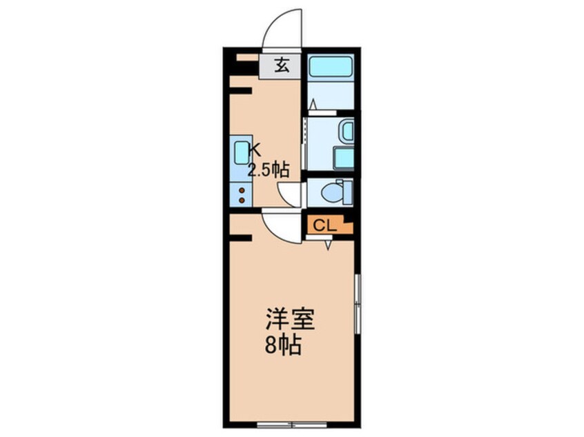 間取図 Ａ．ＲＥＫ　ＳＨＩＲＯＹＡＭＡ