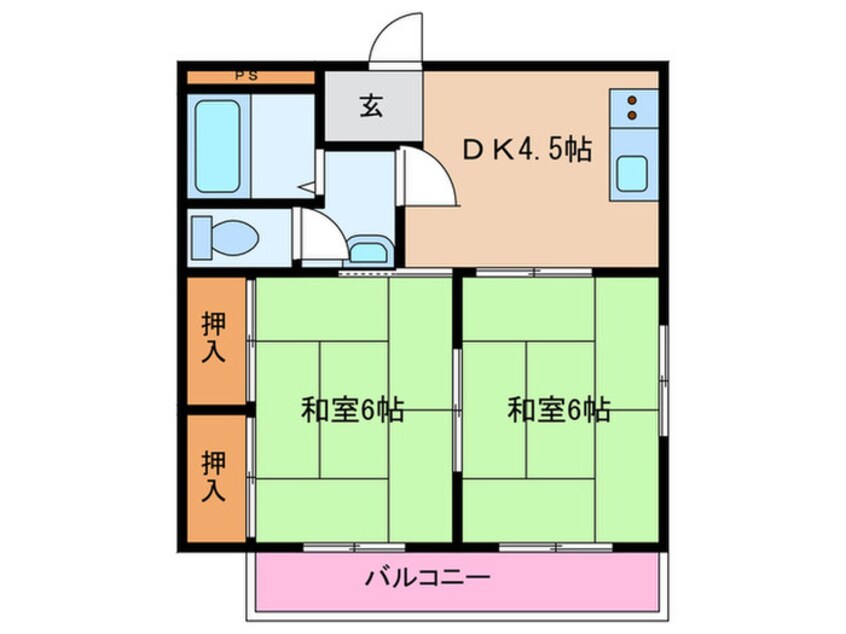 間取図 森ハイツ