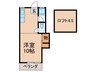 イバＣ 1Rの間取り