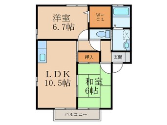 間取図 ヴィルヌ－ブ