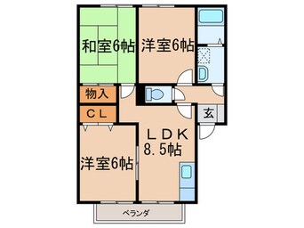 間取図 山鹿ハイツ