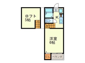 間取図 ル－ブル平尾