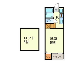 間取図 ル－ブル平尾