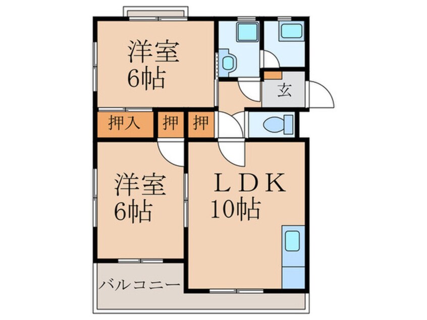 間取図 レジデンスたむら