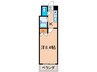 ギャラン筒井 1Kの間取り