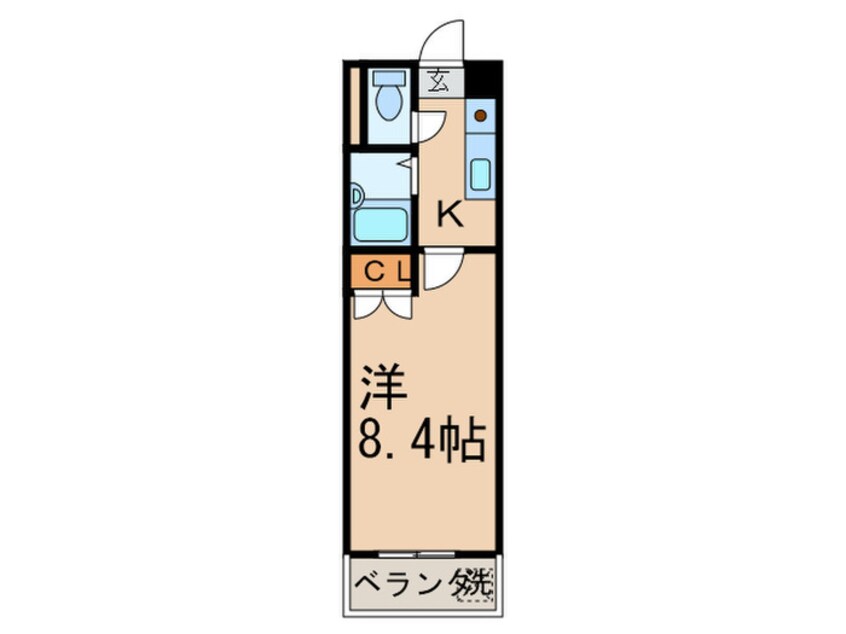 間取図 ギャラン筒井