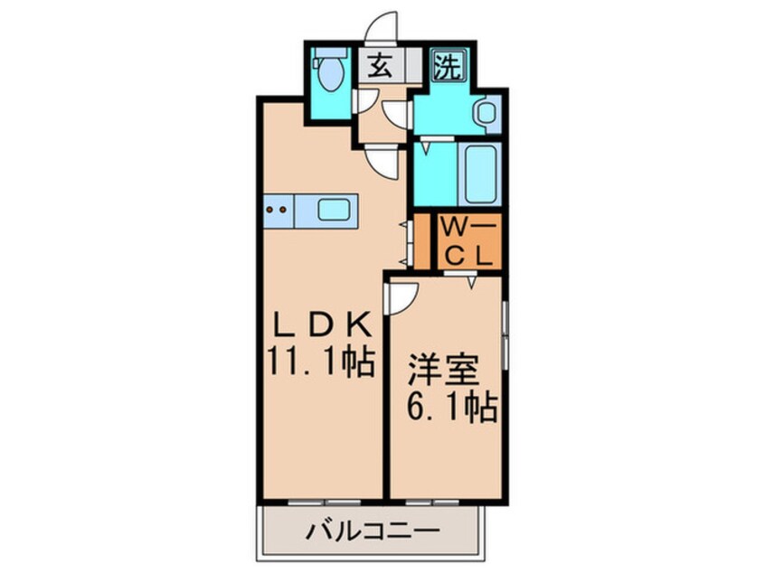 間取図 エヴァーグリーンR