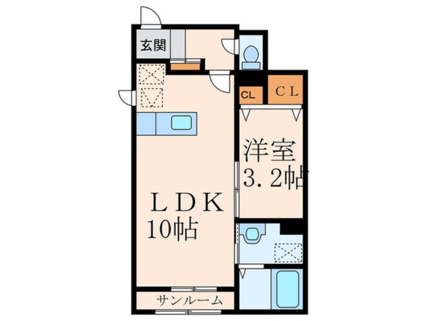 間取図 レークサイドはなのまちⅡ